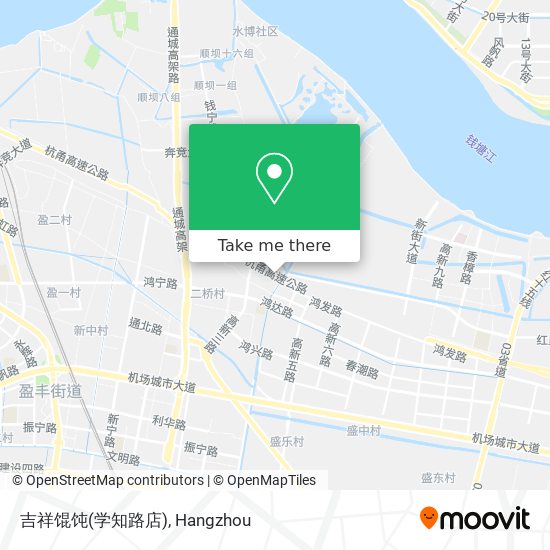 吉祥馄饨(学知路店) map