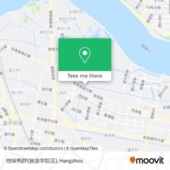 绝味鸭脖(旅游学院店) map