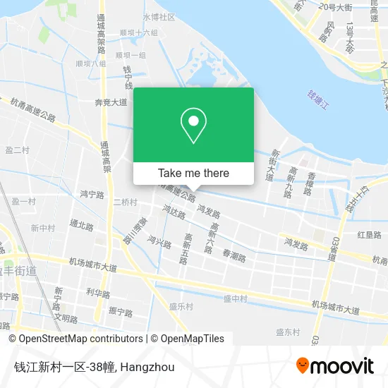 钱江新村一区-38幢 map