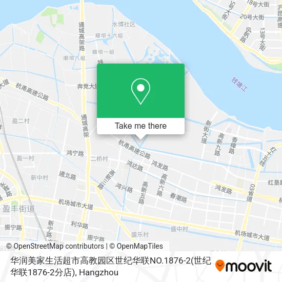 华润美家生活超市高教园区世纪华联NO.1876-2(世纪华联1876-2分店) map