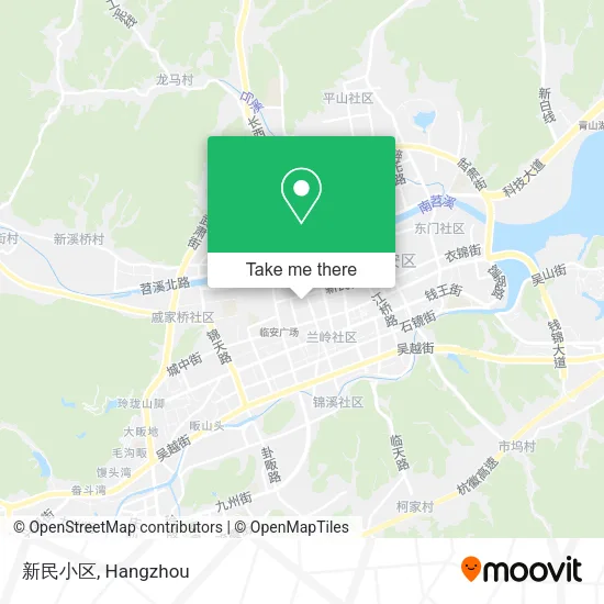 新民小区 map