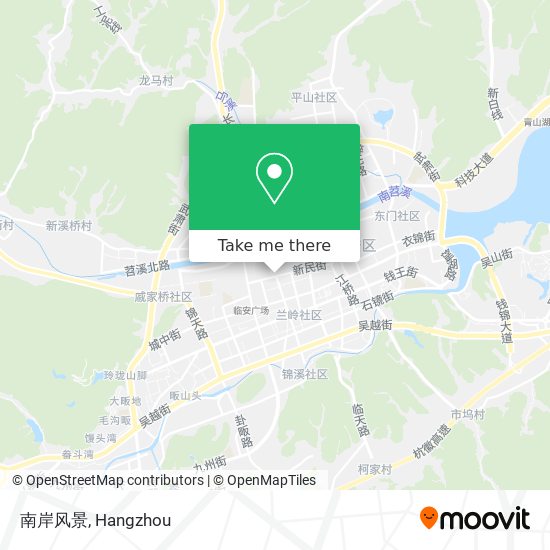 南岸风景 map