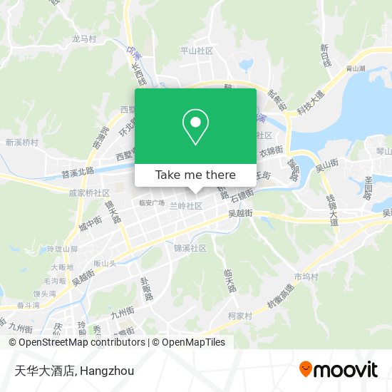 天华大酒店 map