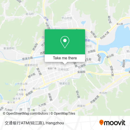 交通银行ATM(锦江路) map