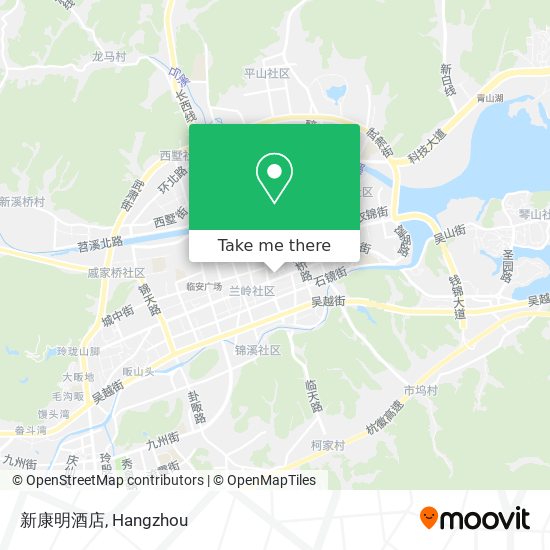 新康明酒店 map