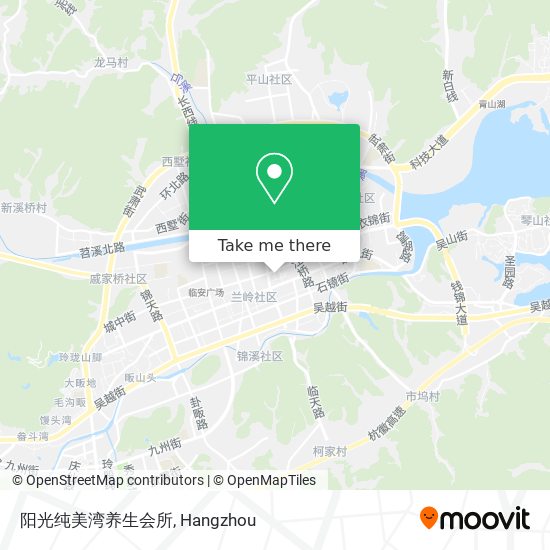 阳光纯美湾养生会所 map