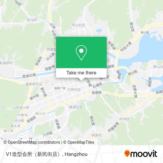 V1造型会所（新民街店） map