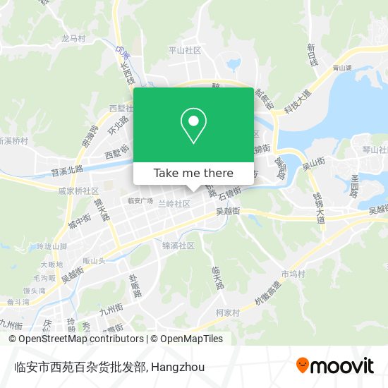临安市西苑百杂货批发部 map