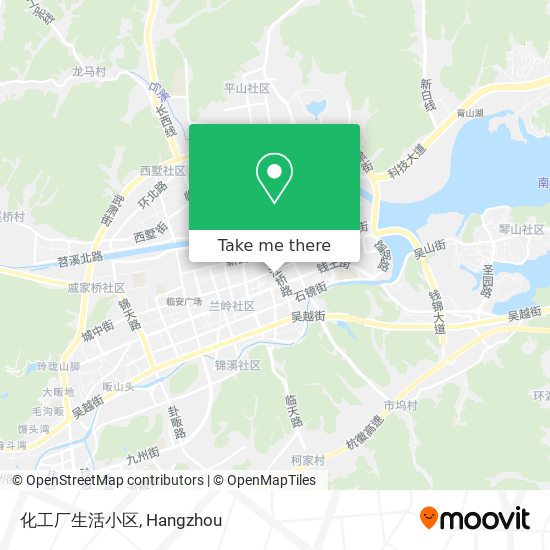 化工厂生活小区 map