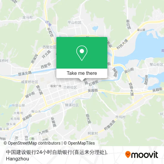中国建设银行24小时自助银行(喜运来分理处) map