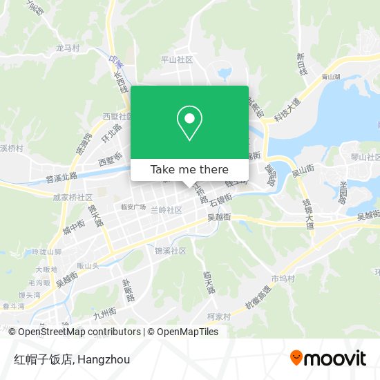 红帽子饭店 map