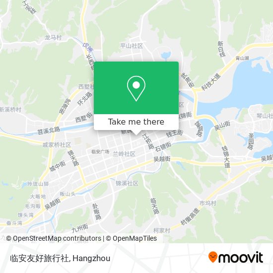 临安友好旅行社 map