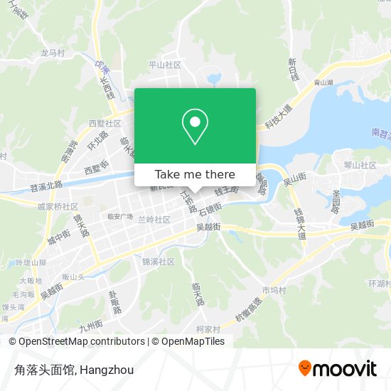 角落头面馆 map