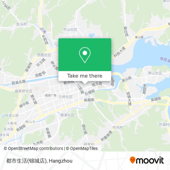 都市生活(锦城店) map