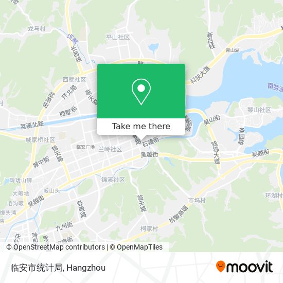 临安市统计局 map