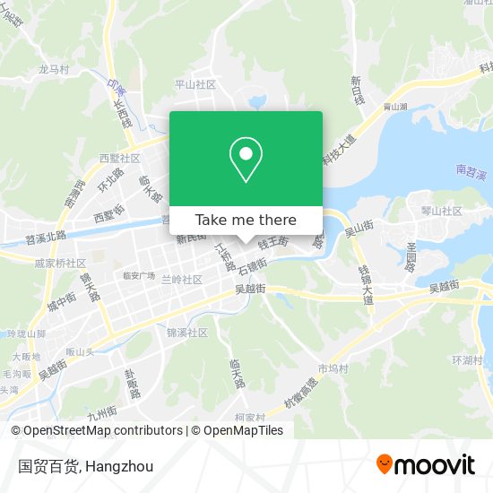 国贸百货 map