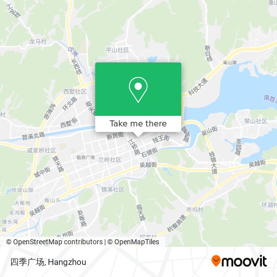 四季广场 map