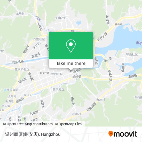 温州商厦(临安店) map