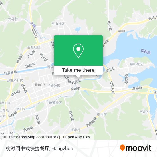 杭滋园中式快捷餐厅 map