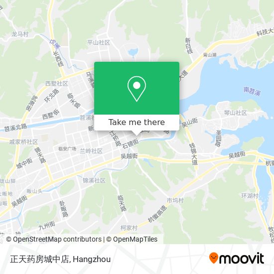 正天药房城中店 map