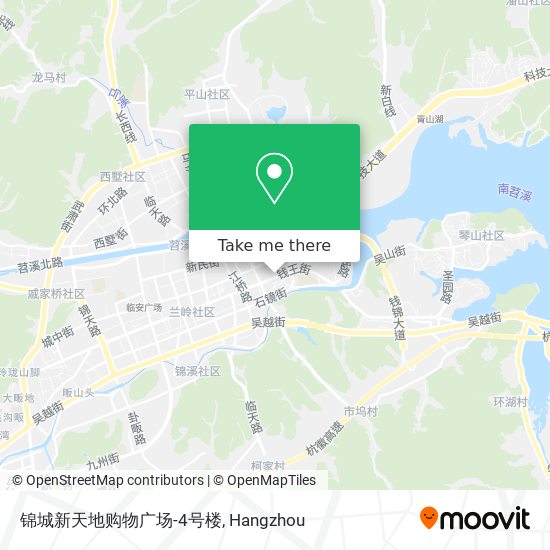 锦城新天地购物广场-4号楼 map
