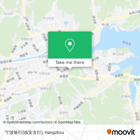 宁波银行(临安支行) map