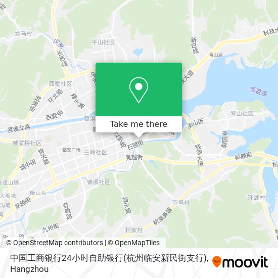 中国工商银行24小时自助银行(杭州临安新民街支行) map