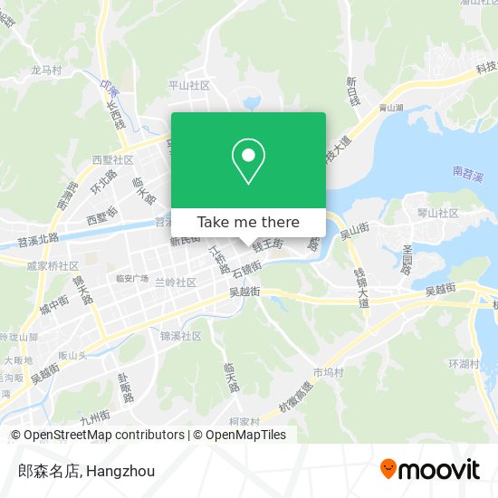 郎森名店 map