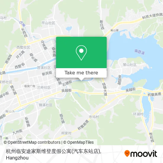 杭州临安途家斯维登度假公寓(汽车东站店) map