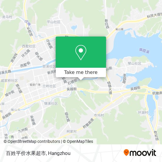 百姓平价水果超市 map