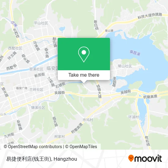 易捷便利店(钱王街) map