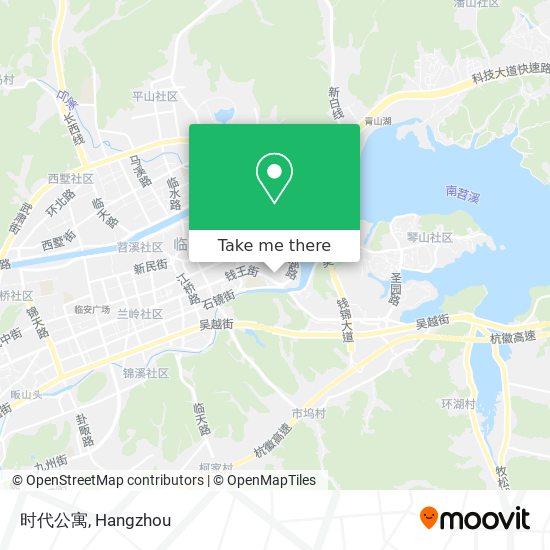 时代公寓 map