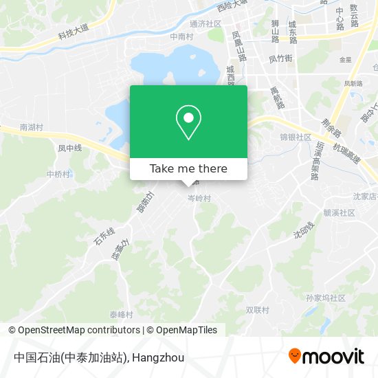 中国石油(中泰加油站) map