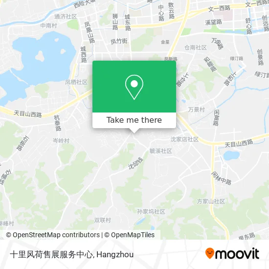 十里风荷售展服务中心 map