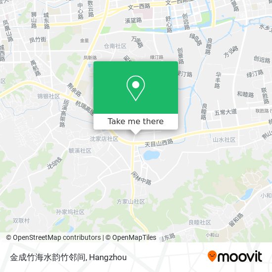 金成竹海水韵竹邻间 map
