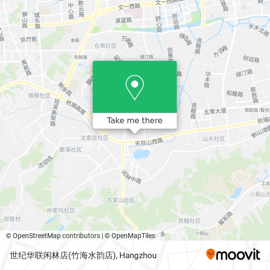 世纪华联闲林店(竹海水韵店) map