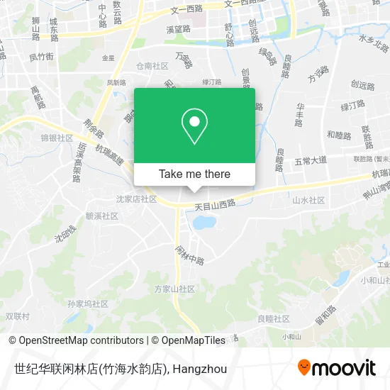 世纪华联闲林店(竹海水韵店) map