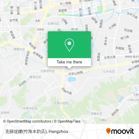 克丽缇娜(竹海水韵店) map