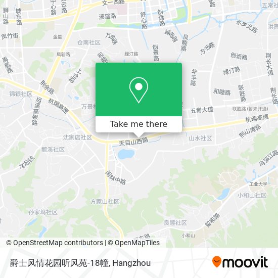 爵士风情花园听风苑-18幢 map