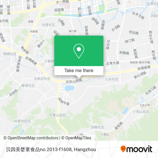 贝因美婴童食品no.2013-f1608 map