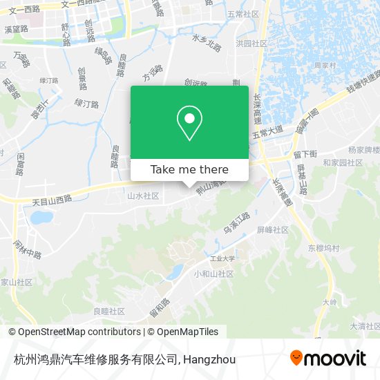 杭州鸿鼎汽车维修服务有限公司 map