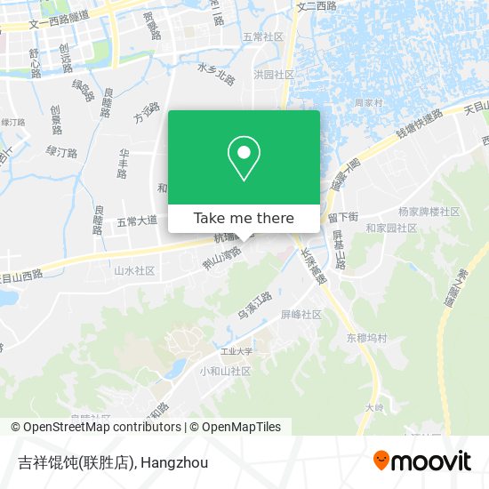 吉祥馄饨(联胜店) map