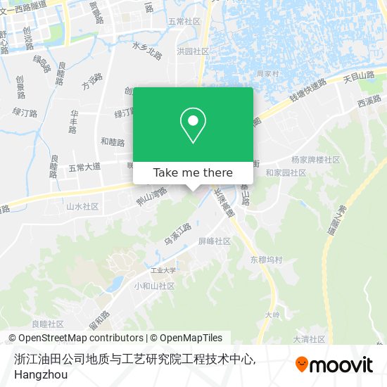 浙江油田公司地质与工艺研究院工程技术中心 map