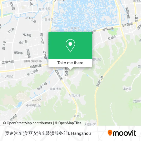 宽途汽车(美丽安汽车装潢服务部) map