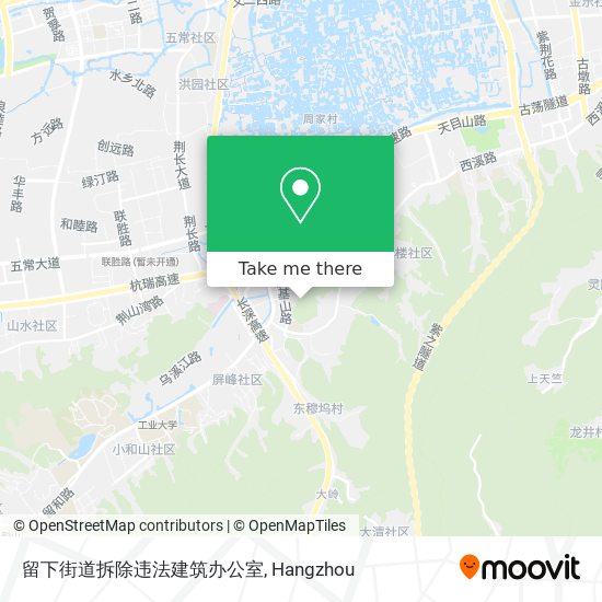 留下街道拆除违法建筑办公室 map