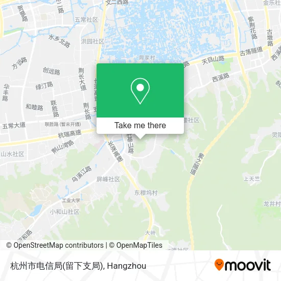 杭州市电信局(留下支局) map