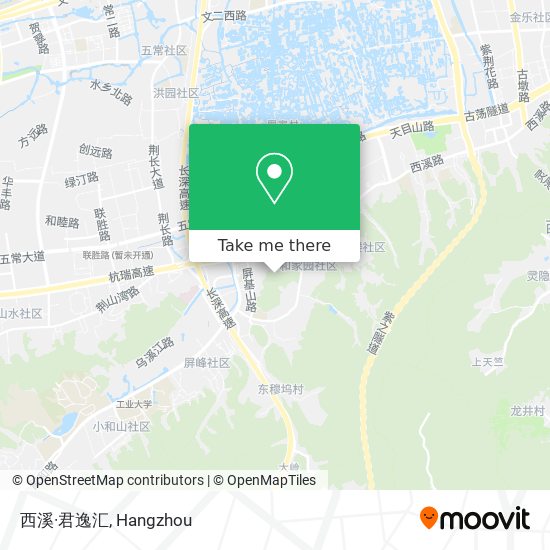 西溪·君逸汇 map
