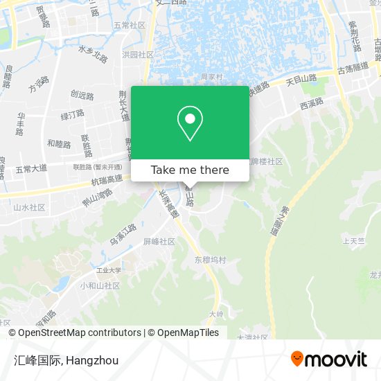 汇峰国际 map