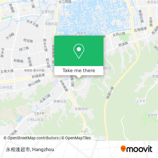 永相逢超市 map