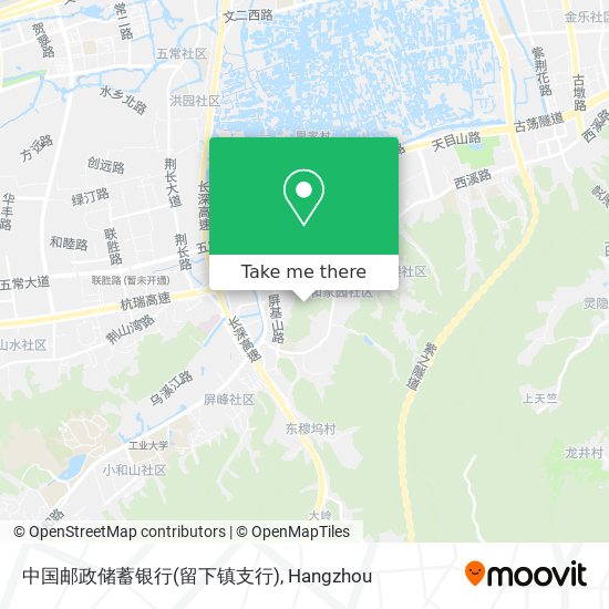 中国邮政储蓄银行(留下镇支行) map
